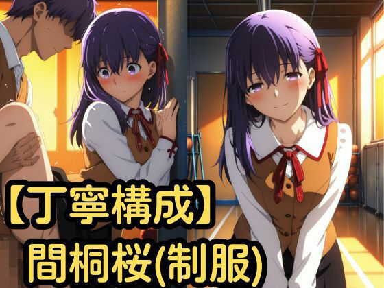 【エロ漫画】【丁寧構成】間桐桜（制服）【中出し】