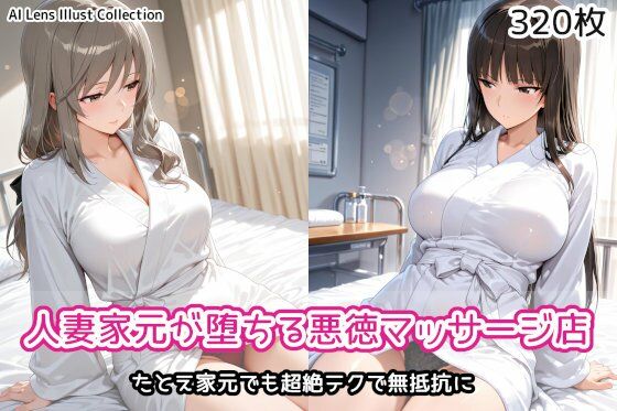 【エロ漫画】人妻家元が堕ちる悪徳マッサージ店