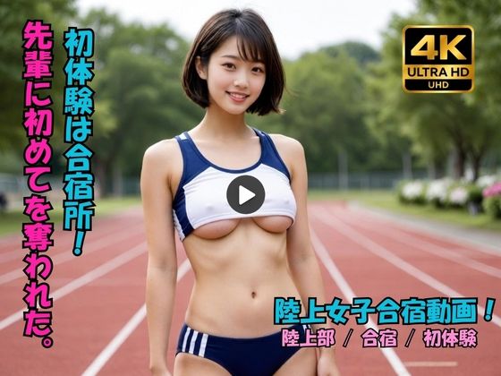 【陸上女子合宿エロ動画】先輩に初めてを奪われた新人女子部員！